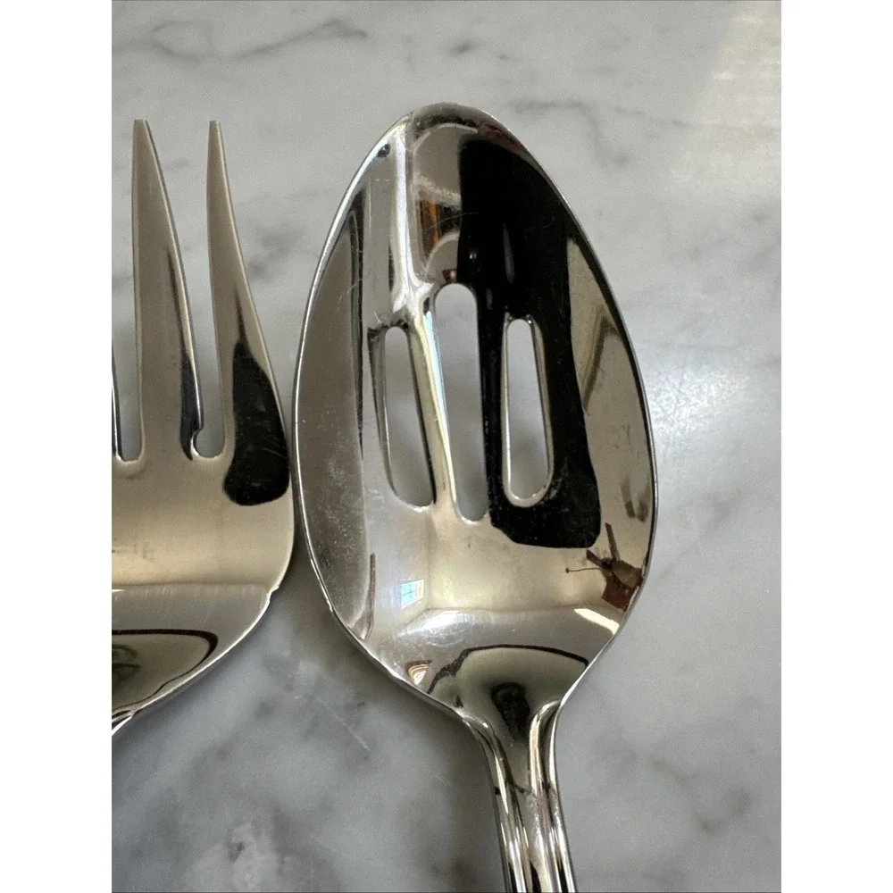 Elana by Hampton Silversmiths 18/10 Stainless Serving Pieces Lot Of 3
